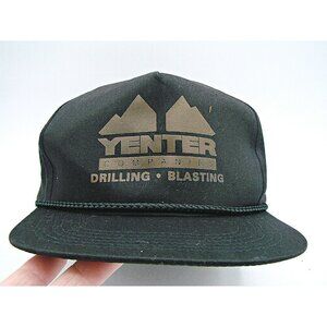 Yenter Companies Drilling Blasting Mens Trucker Hat Snapback One Size Cotton Vtg